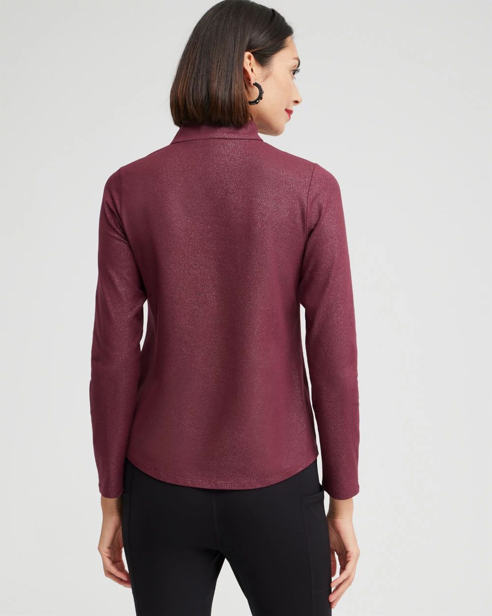 Zenergy Foil Half Zip Pullover | Chico's